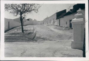 Una calle de Palos de Moguer o de la Frontera (Huelva)