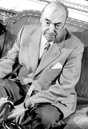 El escritor Pablo Neruda