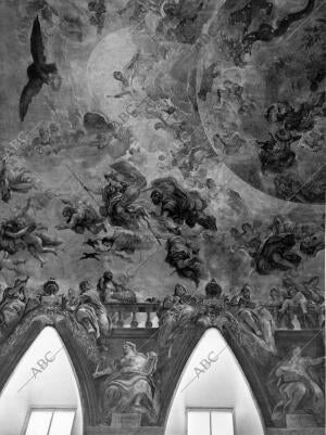 Frescos del Casón del Buen Retiro, obra de Lucas Jordán