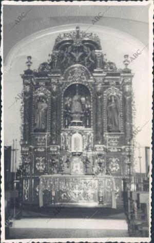 Altar mayor del asilo de Ancianos