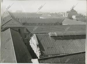 Vista aérea del Cuartel del Conde Duque
