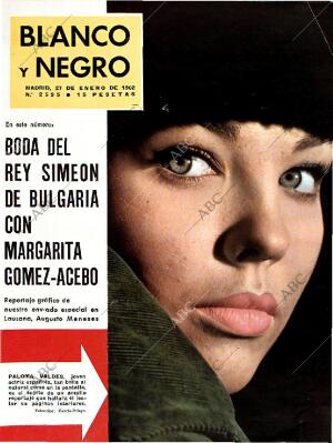 BLANCO Y NEGRO MADRID 27-01-1962
