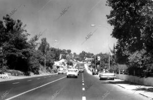 Carretera del pueblo Torremolinos (Málaga)