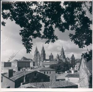 Vista de Santiago de Compostela