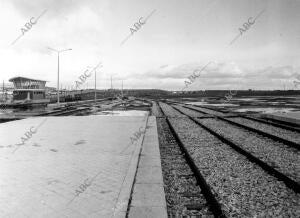 La estación de Chamratín, antes de su Inauguración