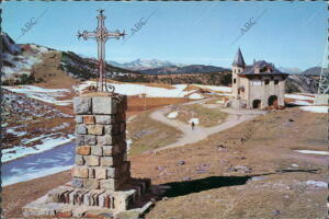 En el puerto de la Bonaigua Hay una cruz de Hierro