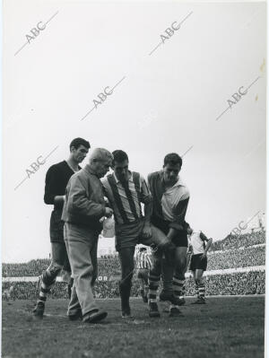 Partido de liga disputado en el estadio Metropolitano entre el Atlético de...