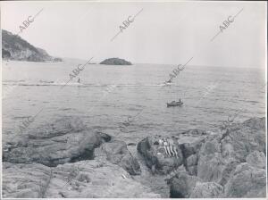 Vista del mar desde la población de Tossa de Mar