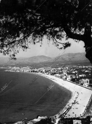 Vista Panoramica de la playa de levante