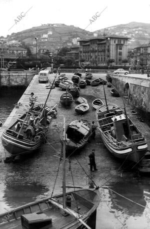 Puerto del pueblo Saturnce (Vizcaya)