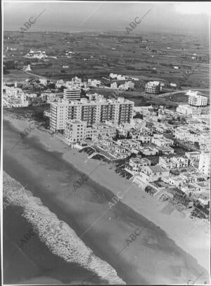 Cadiz. Vista de la costa de Cádiz