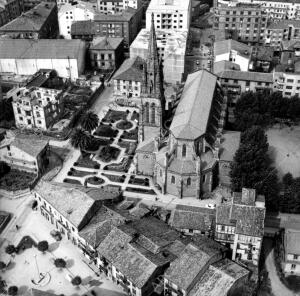Vista Aérea de la catedral de Torrelavega (Cantabria)