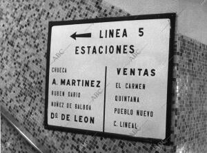 Linea de <strong>Metro</strong> Ventas-Callao