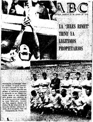 ABC SEVILLA 23-06-1970
