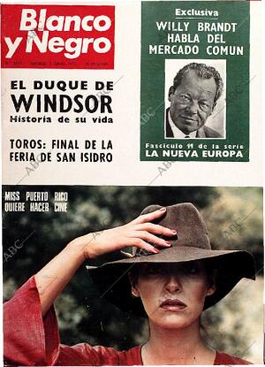 BLANCO Y NEGRO MADRID 03-06-1972