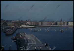 San Sebastián, agosto de 1973. Puerto de San Sebastián