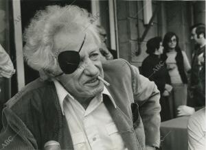 El director de cine Nicholas Ray en el Festival de San Sebastian