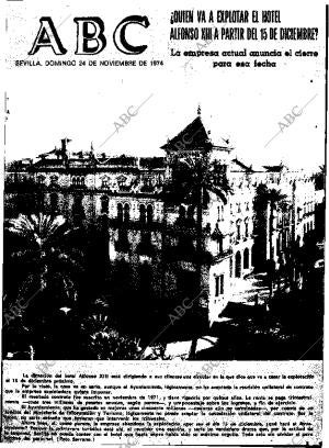 ABC SEVILLA 24-11-1974