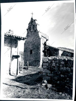 Iglesia de la localidad de Huelde