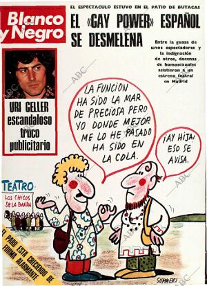 BLANCO Y NEGRO MADRID 13-09-1975
