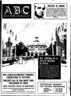 ABC SEVILLA 15-04-1977