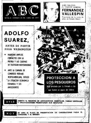 ABC SEVILLA 29-04-1977