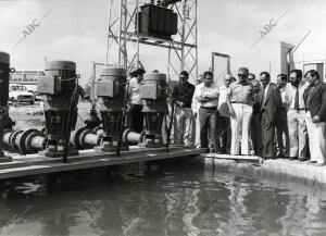 Inauguración de pozos vega Gerena
