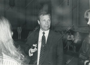 Richard Dennis Rew, durante el juicio por el asesinato de los marqueses de...