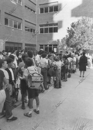 Estudiantes en la apertura del nuevo curso escolar