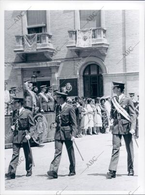 Ceremonia de entrega del despacho de alférez a su Alteza Real el Príncipe de...