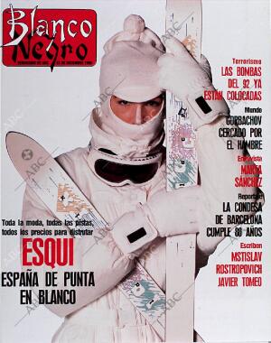 BLANCO Y NEGRO MADRID 23-12-1990
