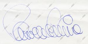 Firma de Paco de Lucía