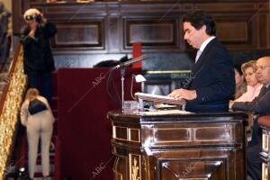 Sesión de investidura de José María Aznar en el Congreso de los Diputados