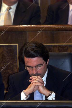 Sesión de investidura de José María Aznar en el Congreso de los Diputados