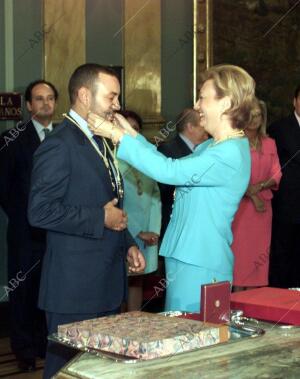 Visita al Sanado del Rey de Marruecos Mohamed Vi. Foto