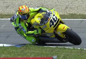 Rossi Entrenando en el circuito de Jerez