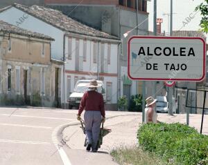 Poblacion de Alcolea del tajo en la provincia de Toledo