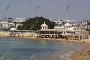 La playa del Balneario de Cádiz