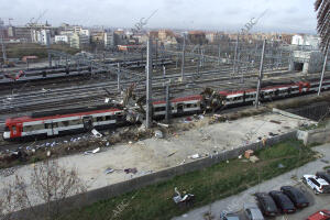 atentado en la estación de atocha en un tren de Cercanías foto Jaime García