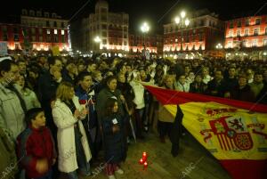 foto cesar Minguela, Manifestacion en contra del Terrorismo