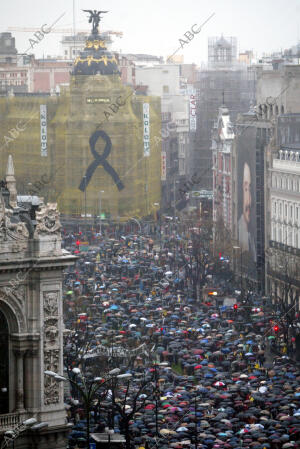 manifestación en contra del Terrorismo