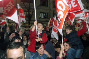 Resultado de las Elecciones Generales con la victoria del Psoe