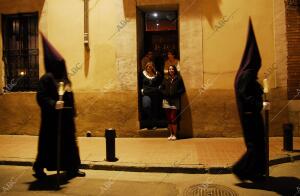 Procesion del santo entierro Escoltada por la guardia civil y Saliendo desde la...