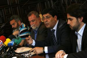 Juno-2008. Rueda de prensa de Iu. Archsev