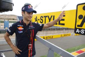 Alcañiz 16 septiembre de 2010 El piloto del mundial de MotoGP Dani Pedrosa en el...