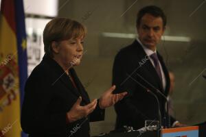 rueda de prensa Conjunta del Xxiii cumbre bilateral entre España y Alemania...