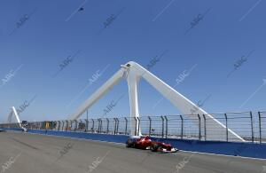 Fernando Alonso en el gran premio de Formula 1
