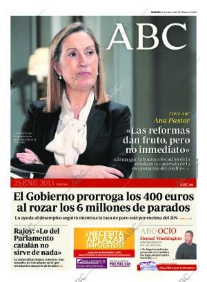 ABC MADRID 25-01-2013