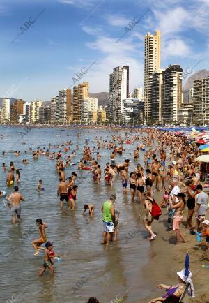 Playa de levante en Benidorm foto Juan Carlos Soler Archdc Juan Carlos Soler