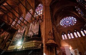 Leon. 26-09-2013. Catedral de Leon. Nuevo Organo. Archdc....Ana M. diez